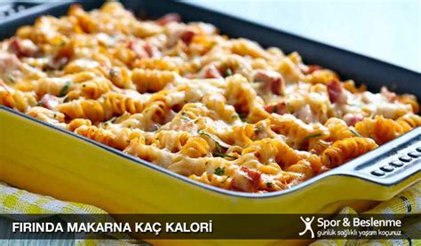 Fırında Makarna Kaç Kalori