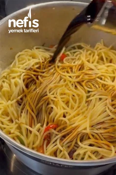 Soya Soslu Makarna Tarifi